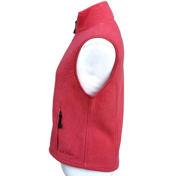 L.L. Bean fleece vest zip up. - Picture 4 of 9